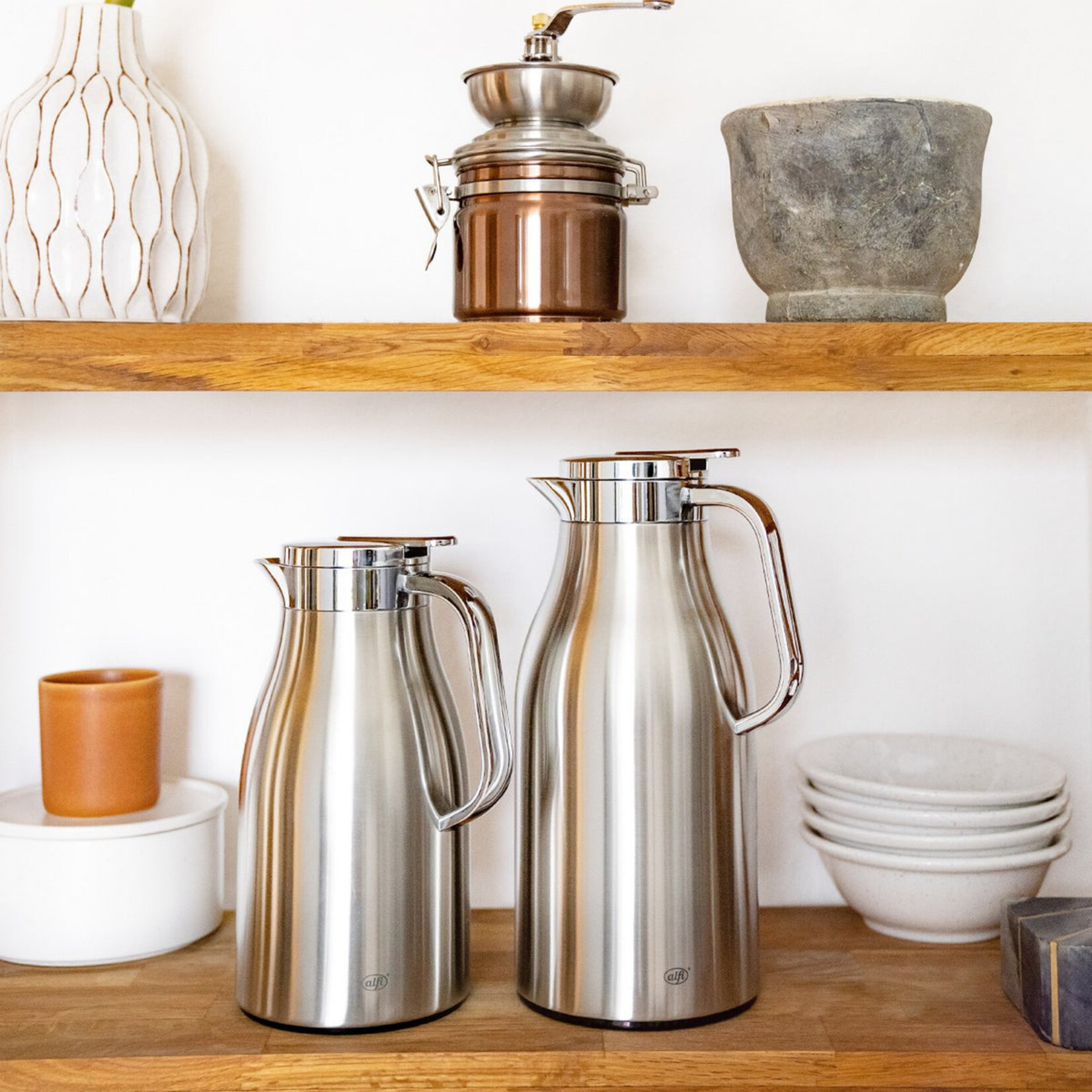 Alfi Alfi 'Skyline' Geisoleerde Kan voor Koffie of Thee - 1 L