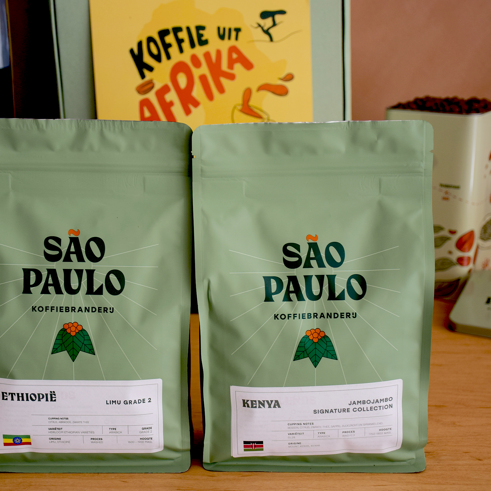 Koffiebranderij Sao Paulo Gift Box 'Koffie uit Afrika'