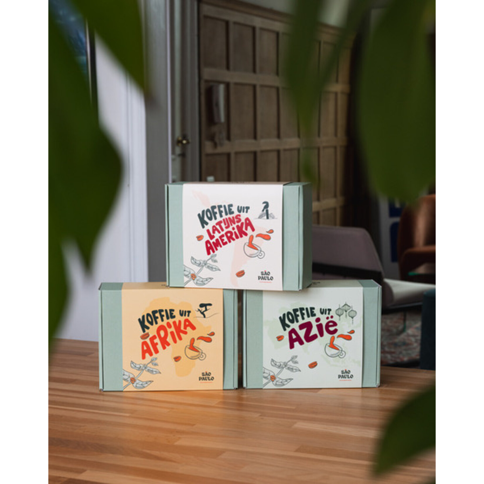 Koffiebranderij Sao Paulo Gift Box 'Koffie uit Afrika'