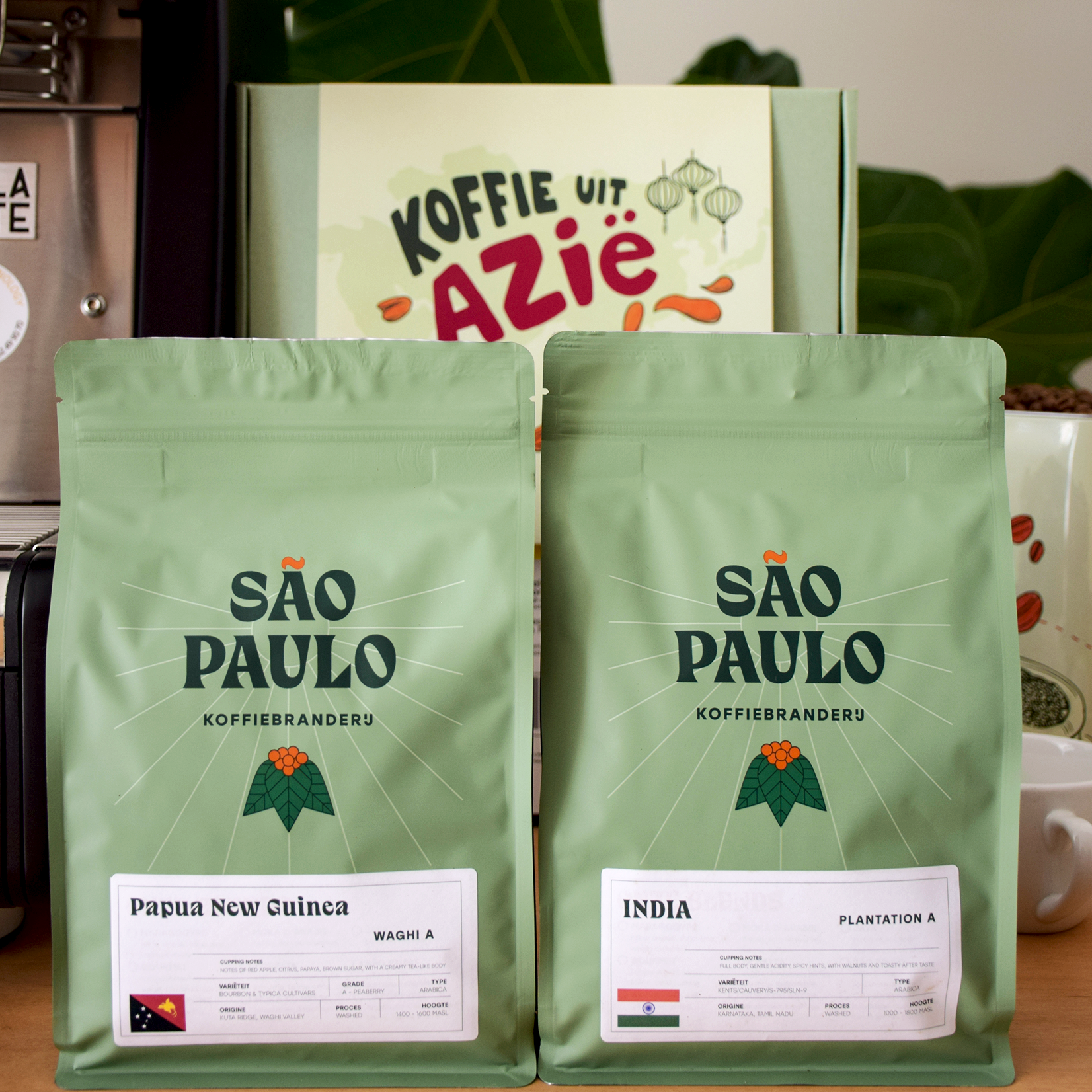 Koffiebranderij Sao Paulo Gift Box 'Koffie uit Azië'