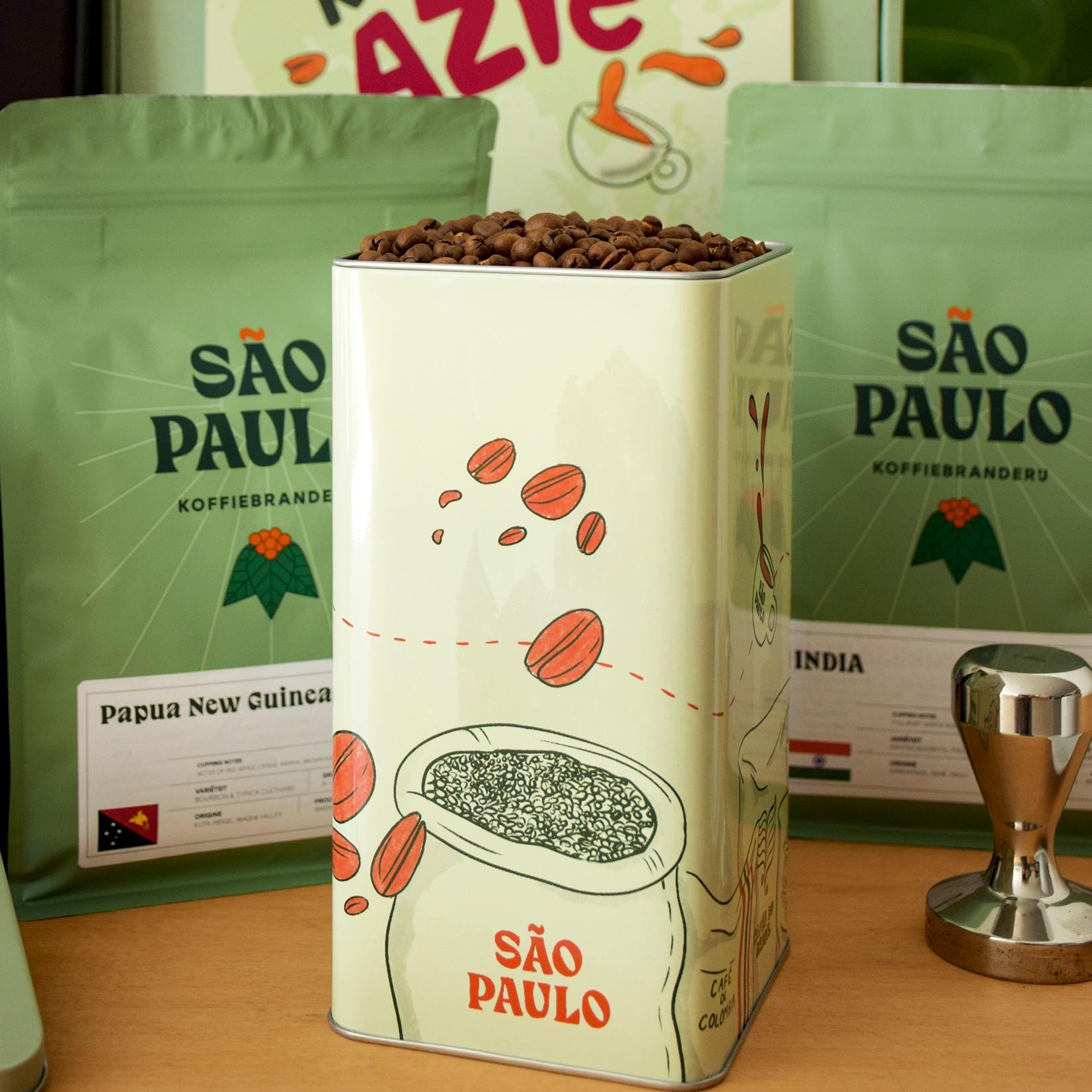 Koffiebranderij Sao Paulo Gift Box 'Koffie uit Azië'