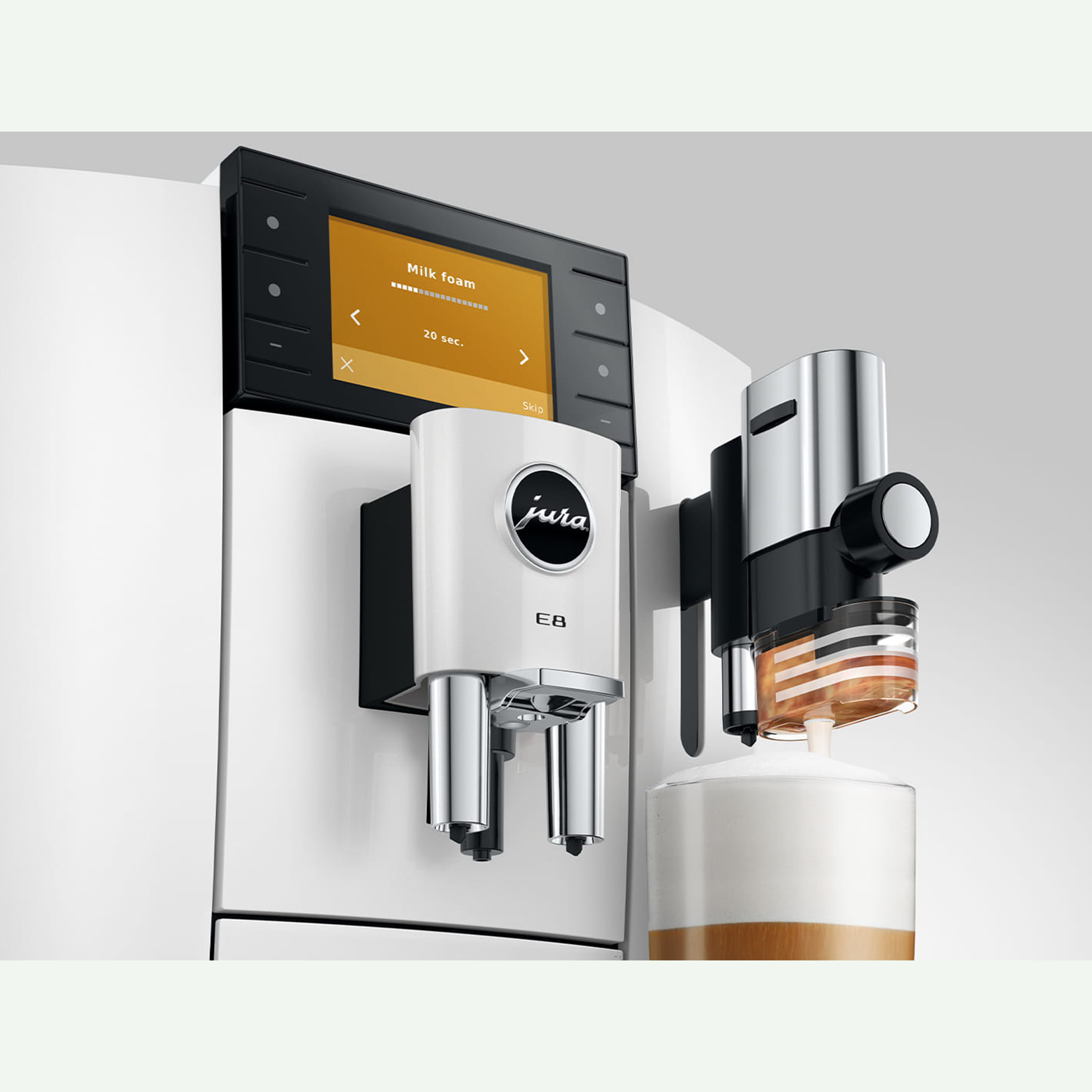 Jura JURA E8  Piano White ED