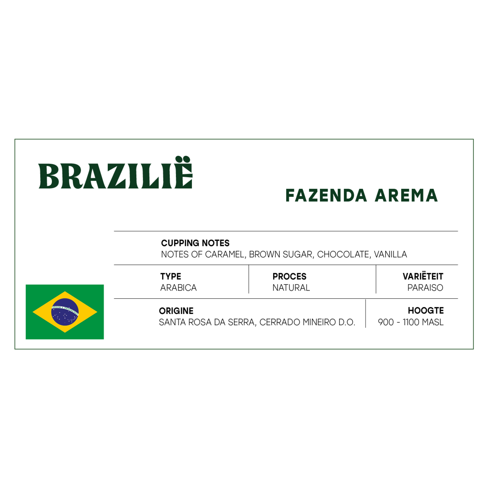 Koffie Brazilië Fazenda Arema