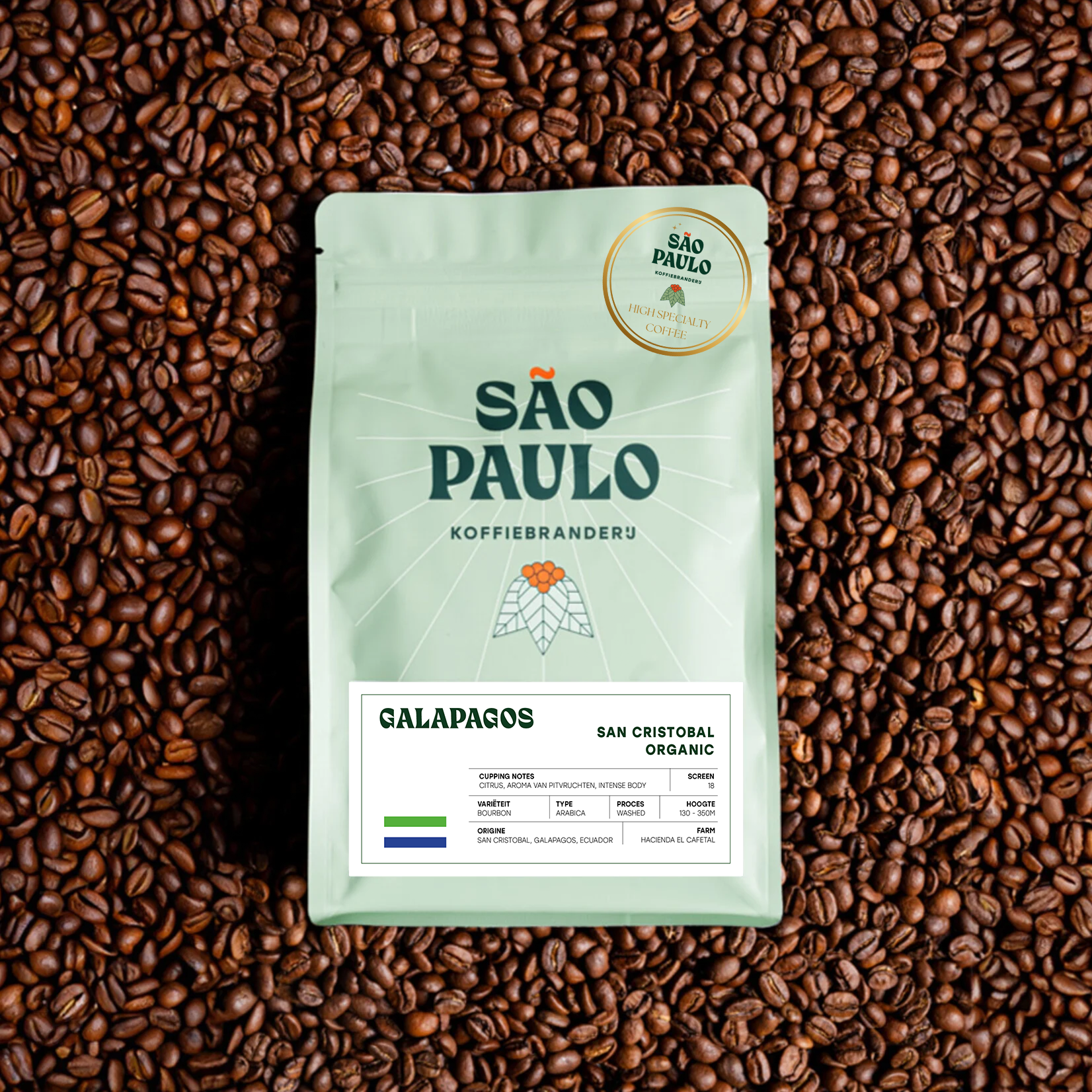 Koffie Galapagos  ‘San Cristobal’ Bio 250g