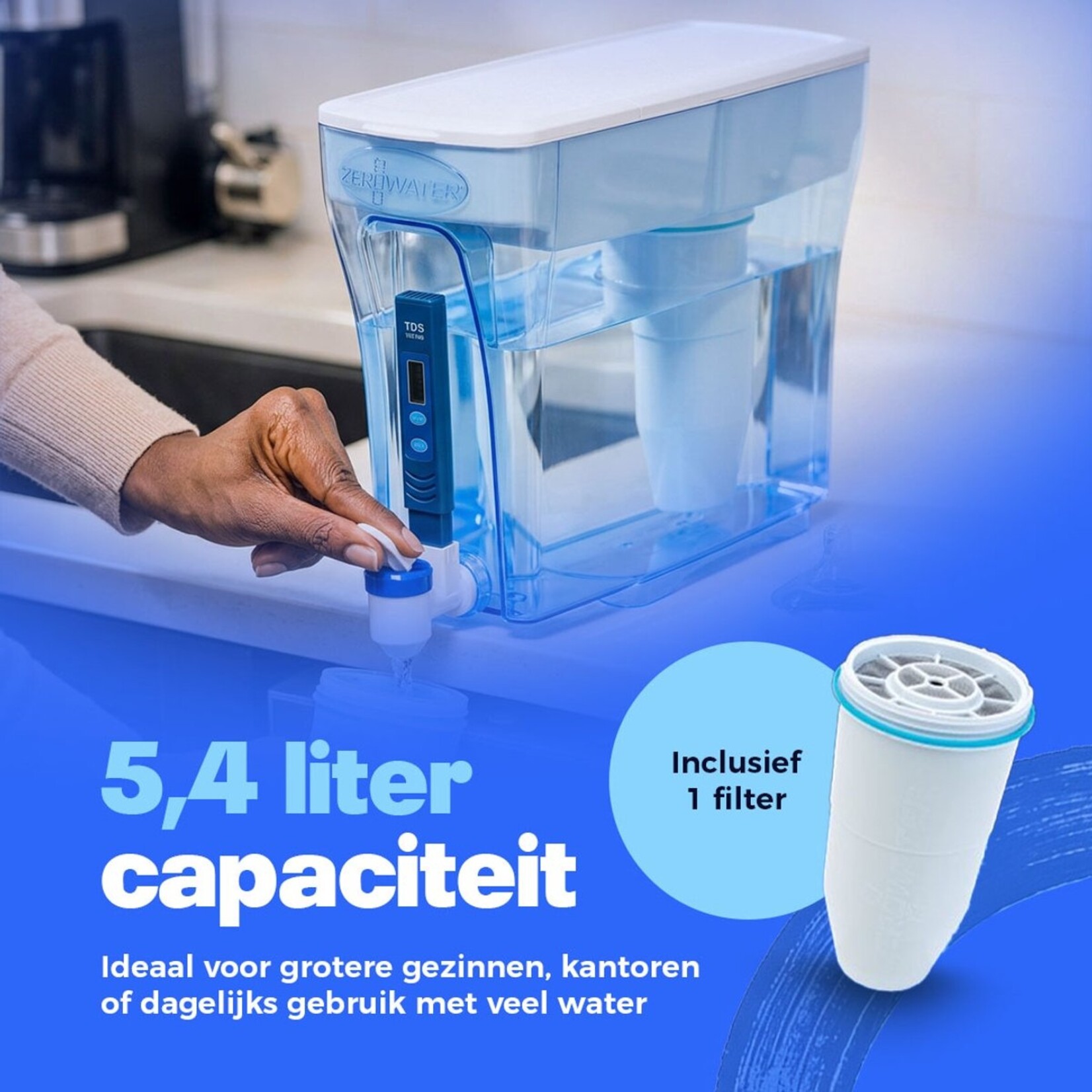 Zero Water ZeroWater Waterfilterkan 5,4 L