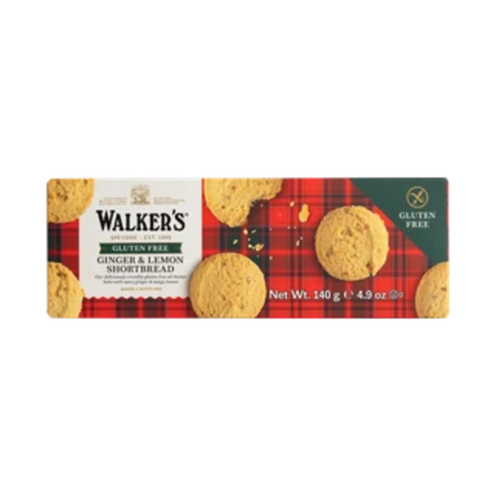Walkers Walkers ‘Ginger & Lemon Shortbread’ GLUTEN FREE
