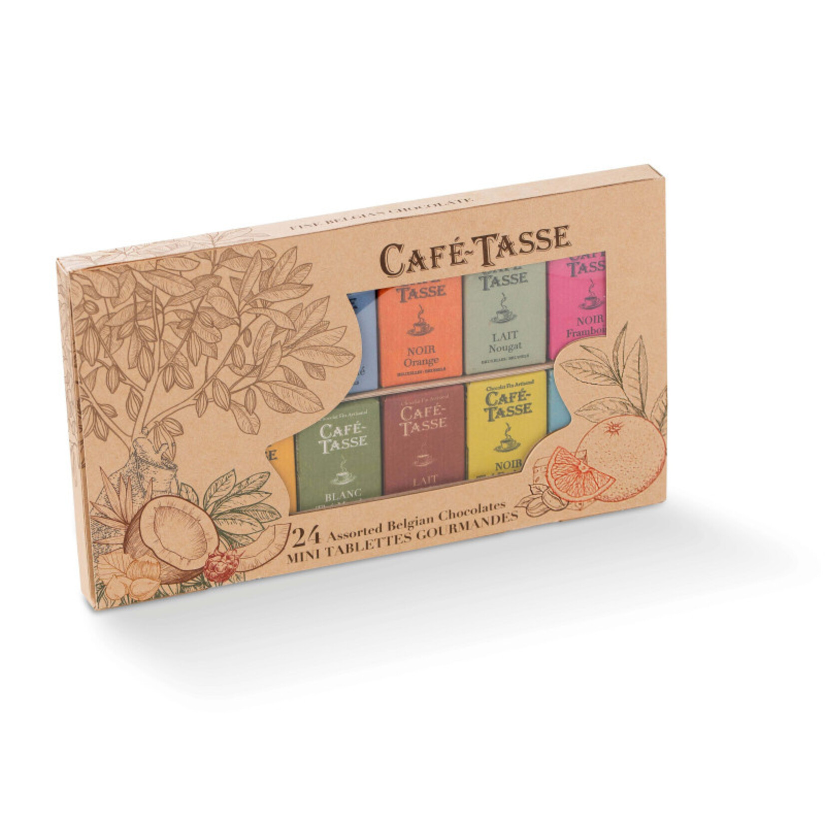 Café-Tasse Café-Tasse ‘24 mini tablettes Gourmandes’