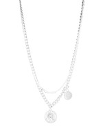 PIECES SARIAH 2-PACK NECKLACE silver
