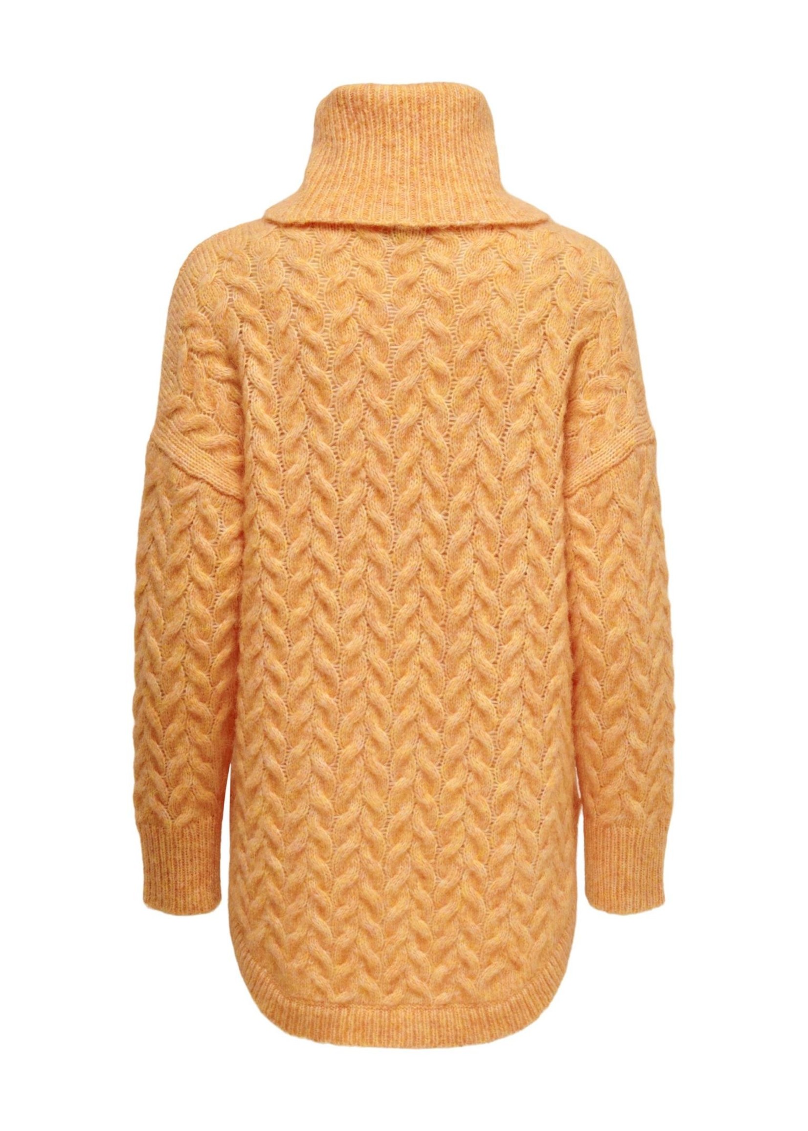 ONLY TRUDY LIFE L/S LONG ROLLNECK KNT apricot