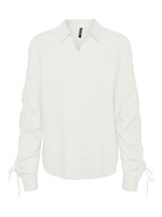 PIECES BRENNA LS DETAIL SHIRT BC cloud dancer