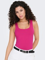 ONLY EA S/L 2-WAYS FIT TOP JRS NOOS very berry
