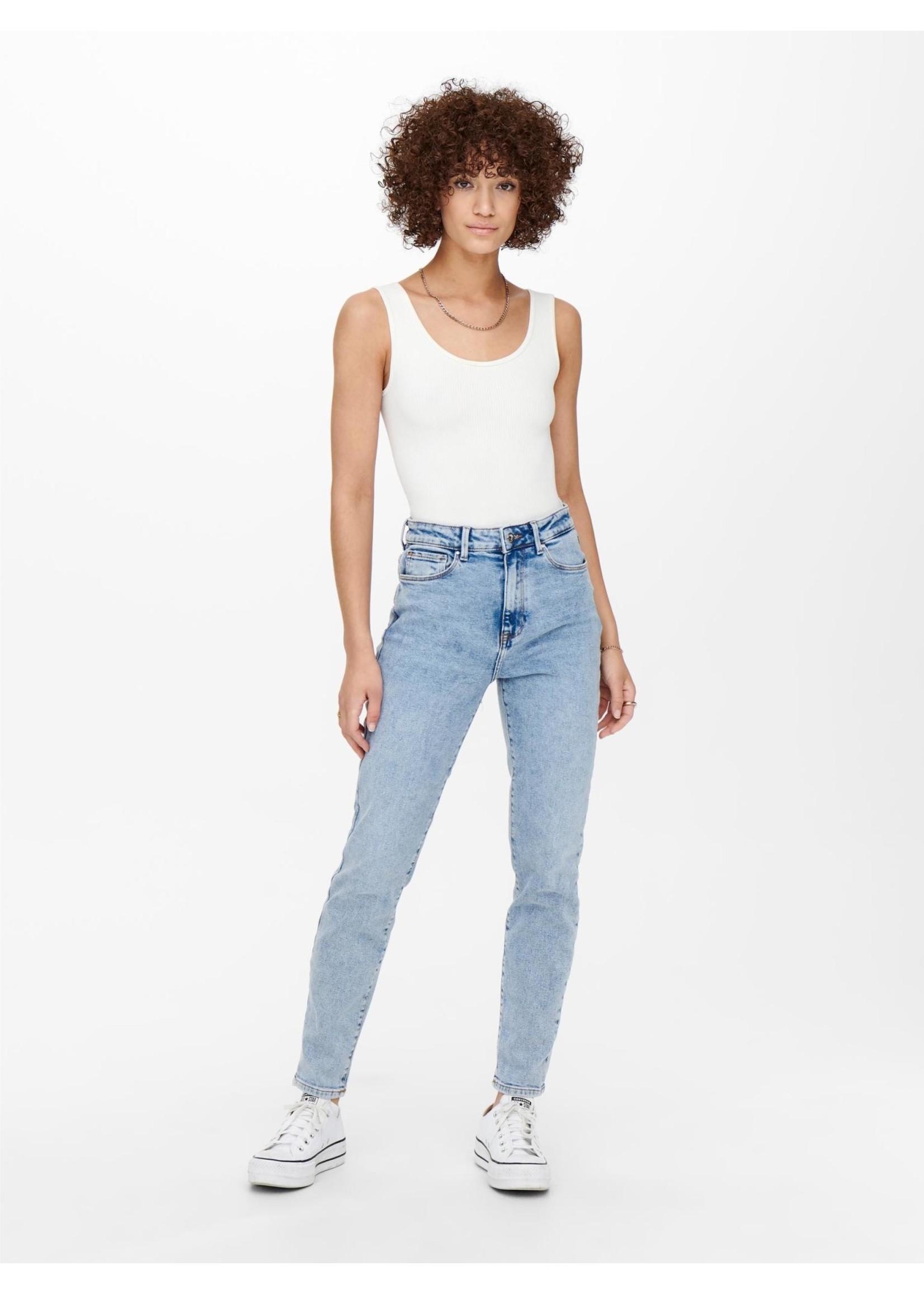 EMILY STRETCH HW ST AK DNM CRO789NOOS light blue denim - Manifesto