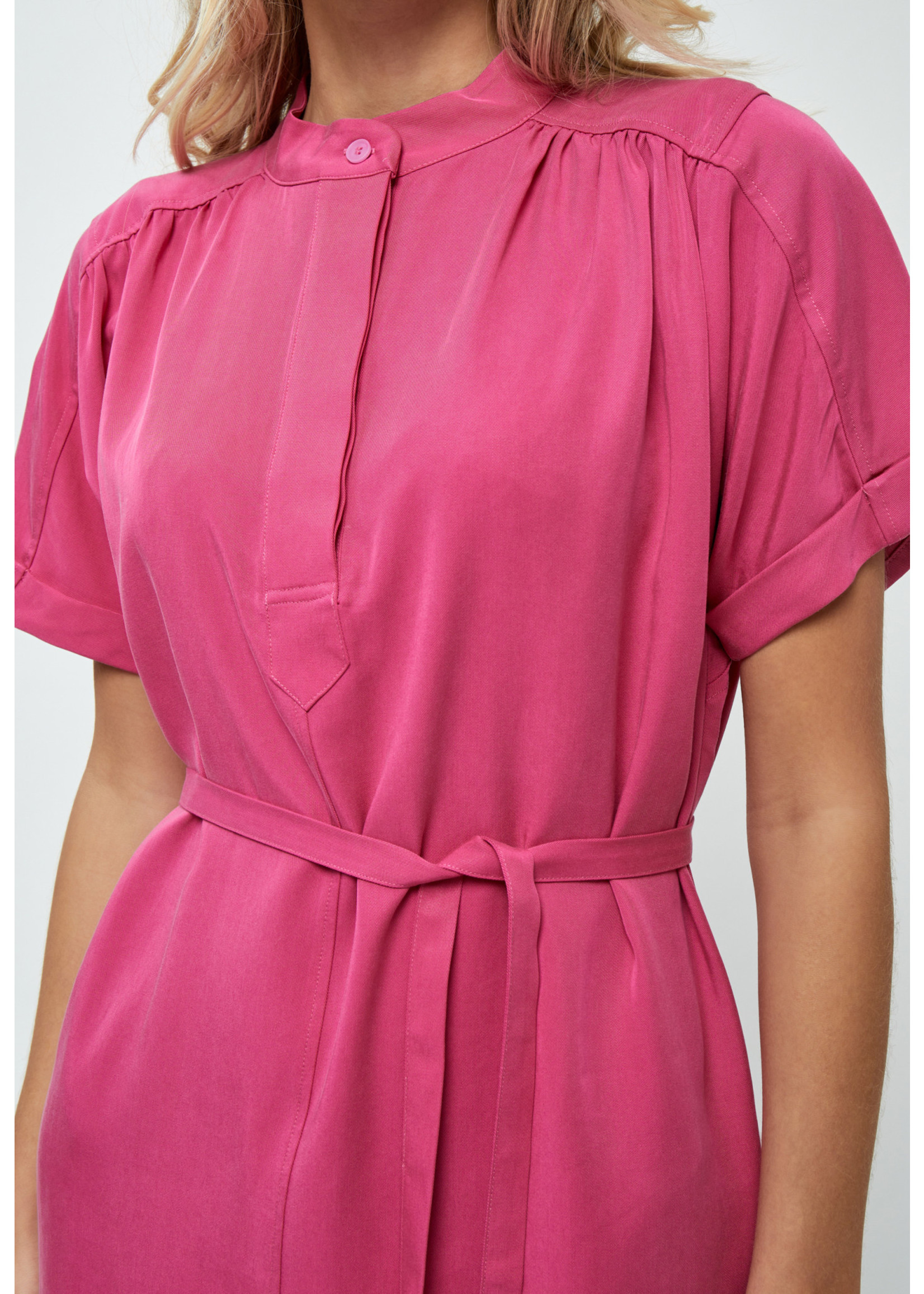 MINUS NILIN SHIRT DRESS super pink