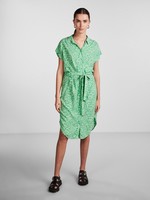 PIECES NYA SS SHIRT DRESS BC irish green flower