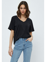 MINUS LETI V-NECK TEE black