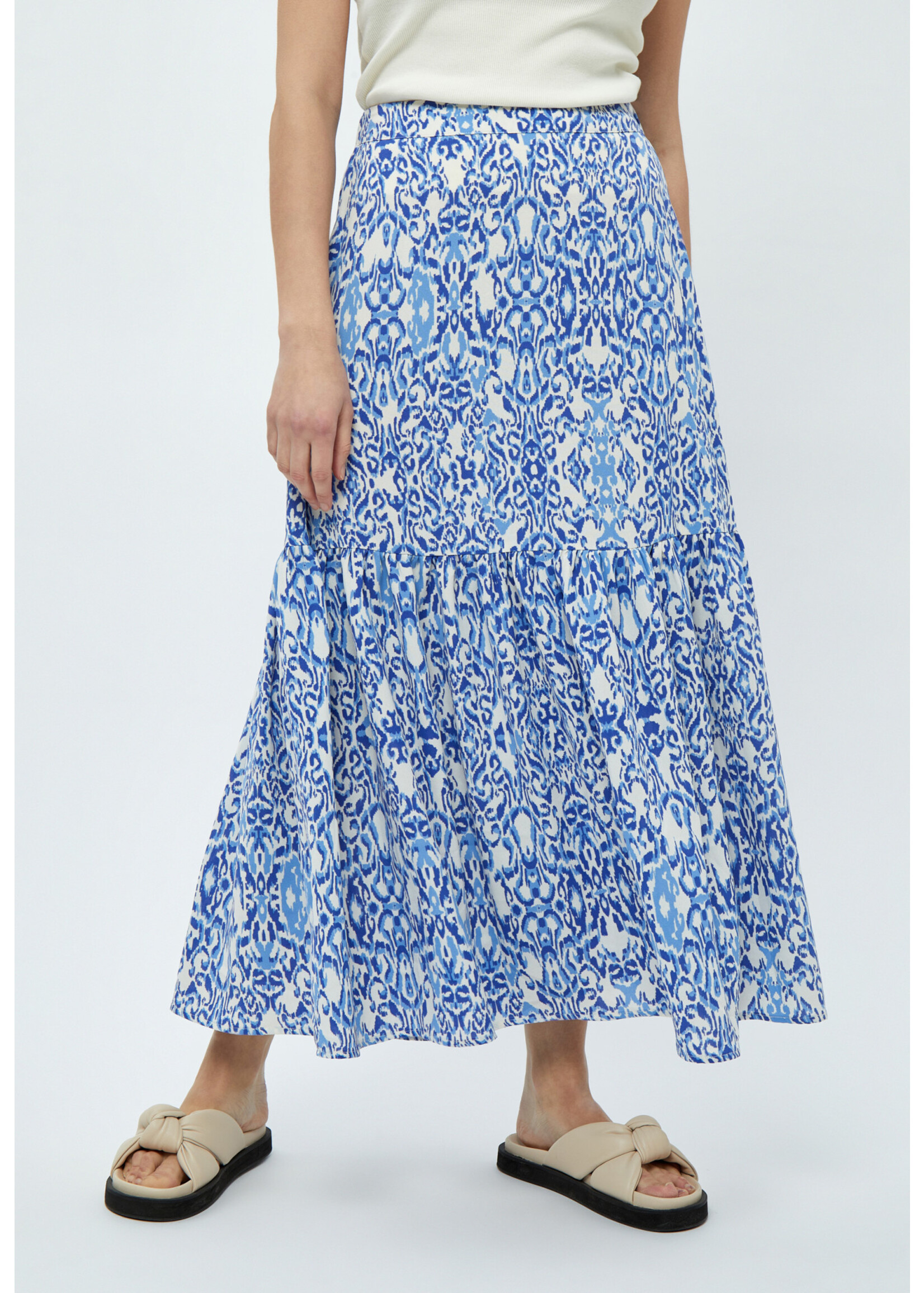 PEPPERCORN NICOLINE MAXI SKIRT marina blue pr