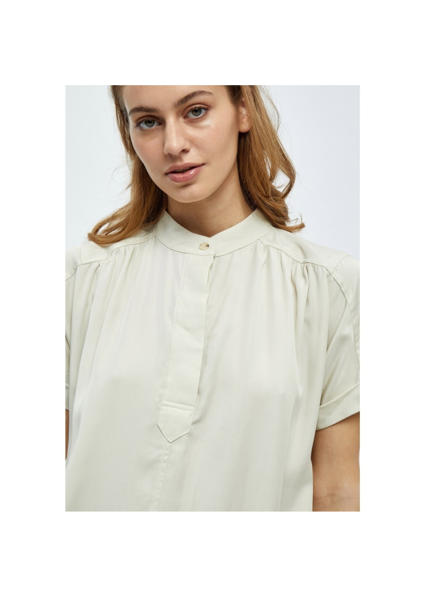 MINUS NILIN SHIRT DRESS light birch