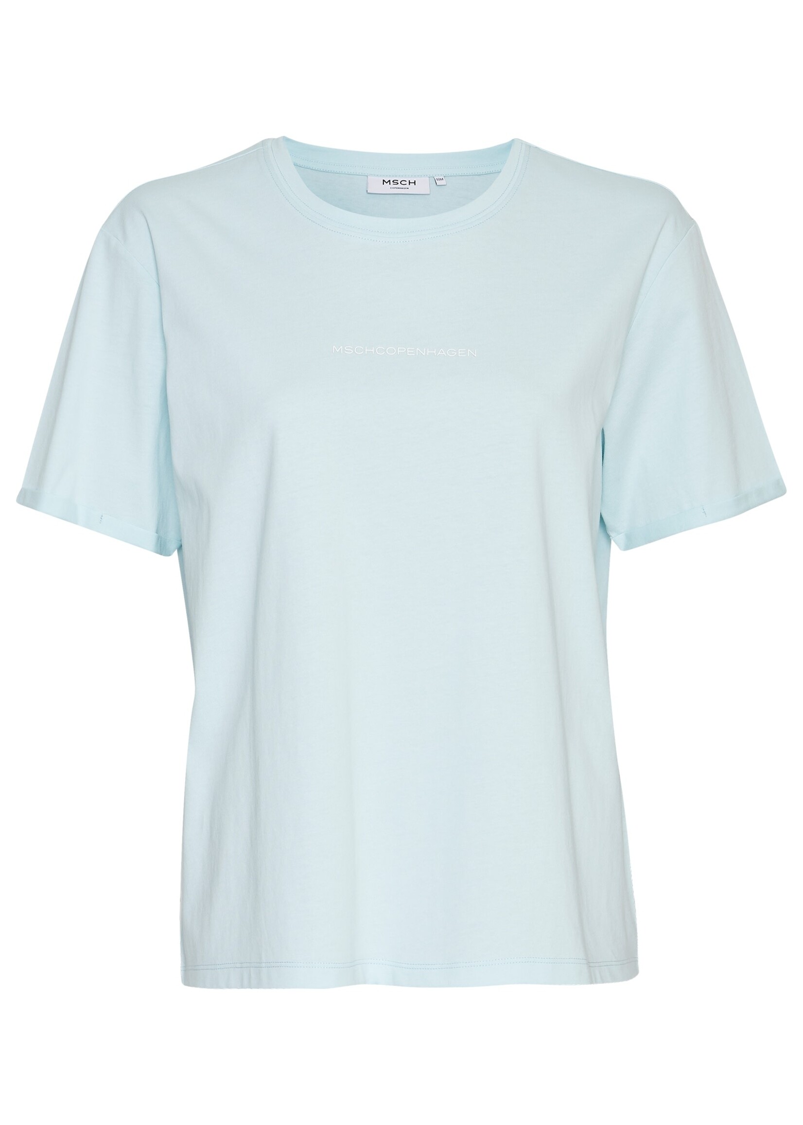 MSCH TERINA ORGANIC SMALL LOGO TEE starl blue/white