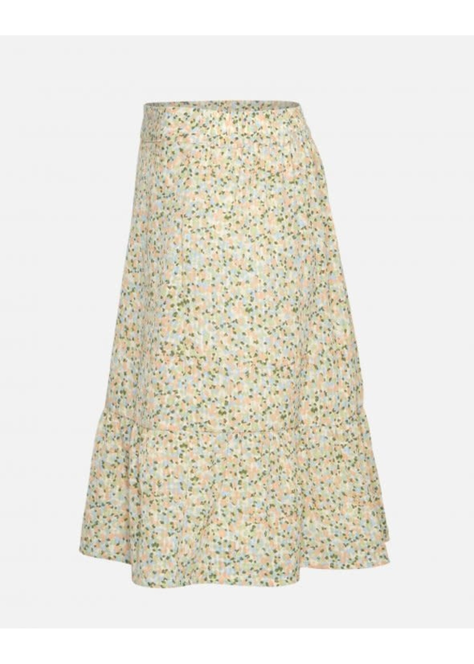 MSCH EVETTE SHORT SKIRT ecru flowers