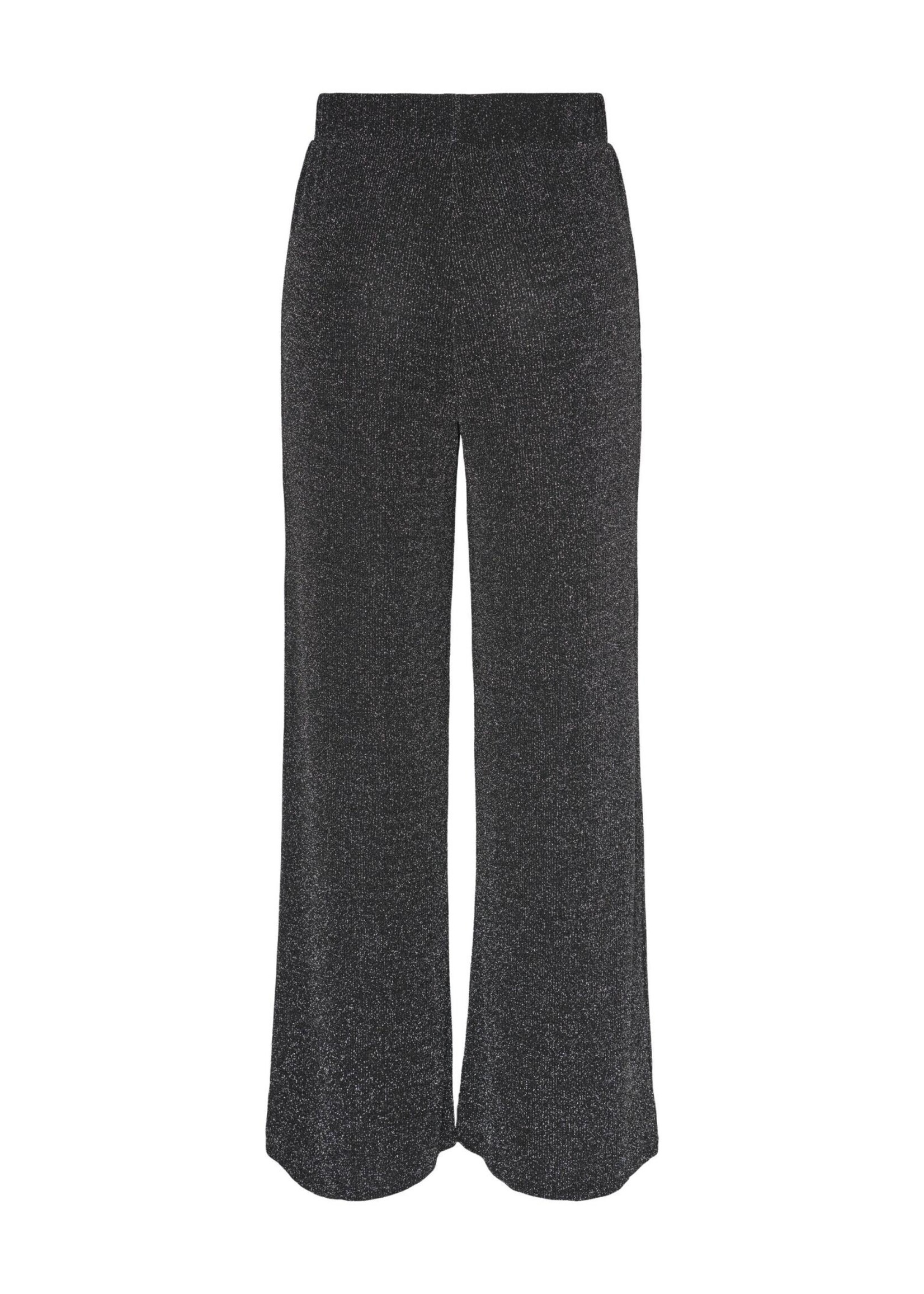 PIECES LINA HW WIDE PANTS black