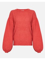 MSCH LILIAN HOPE BALLOON PULLOVER mineral red