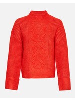 MSCH CHASTINE PEGGY M PULLOVER aurora red melange