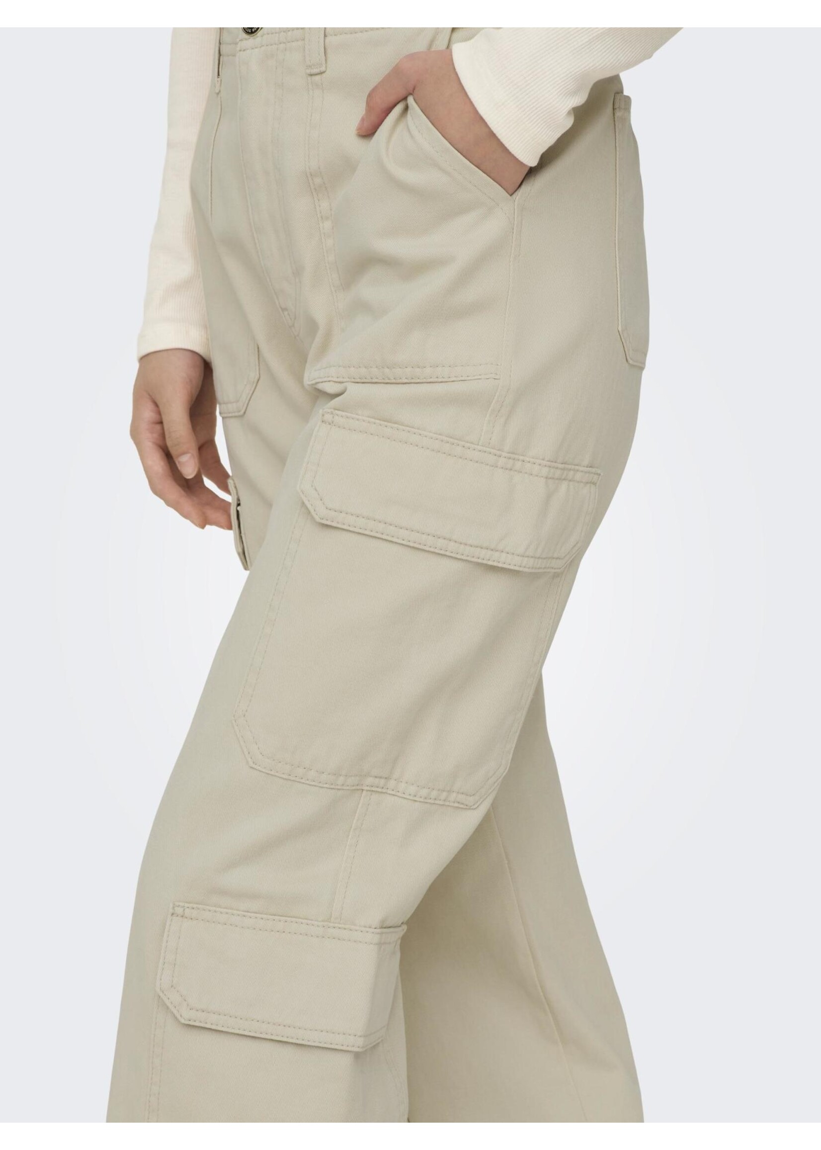 ONLY MALFY 4-POCK CARGO PANT PNT pumice stone