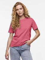 PIECES RIA SS SOLID TEE NOOS BC hot pink
