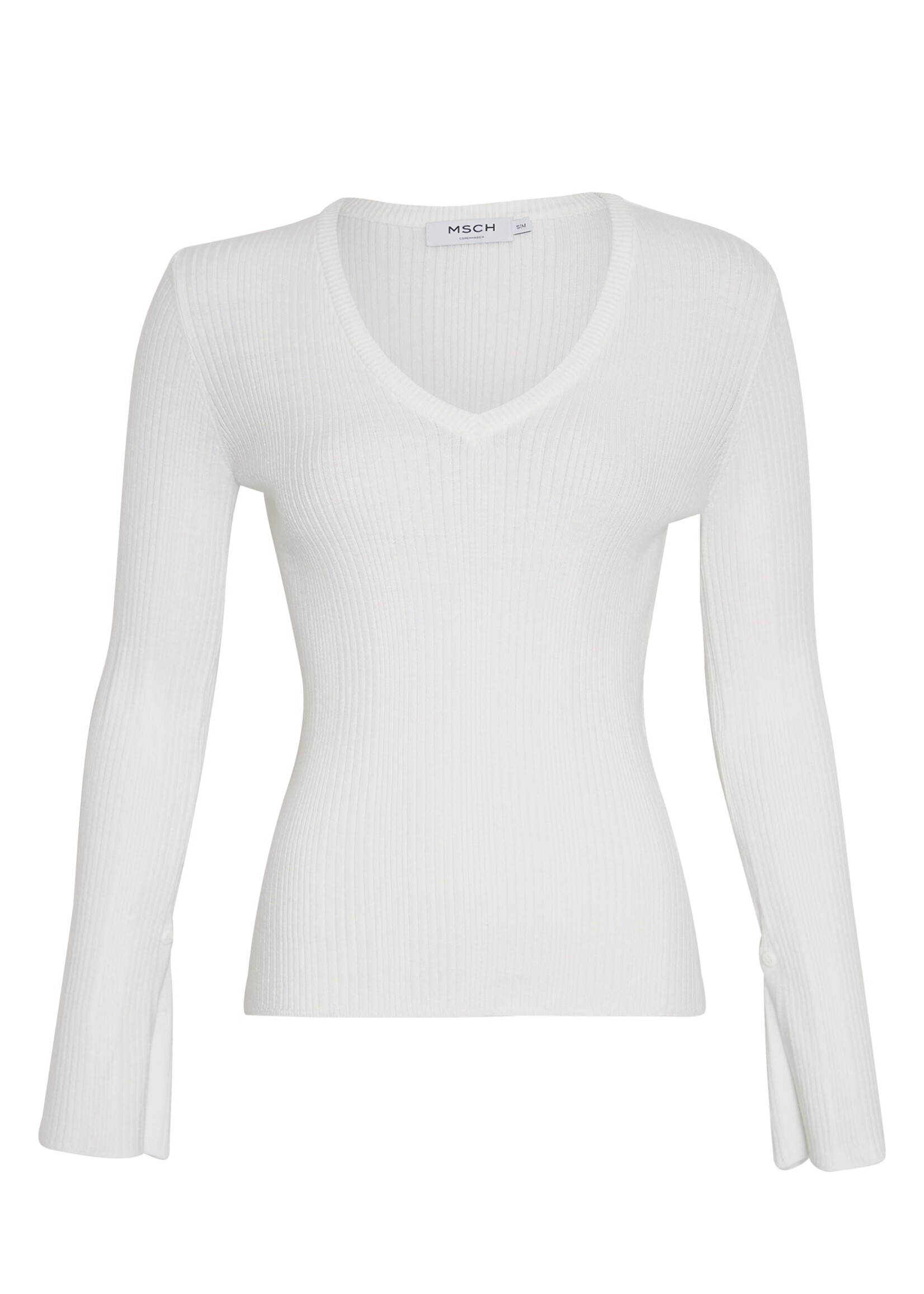 MSCH VENDELA RACHELLE V PULLOVER egret