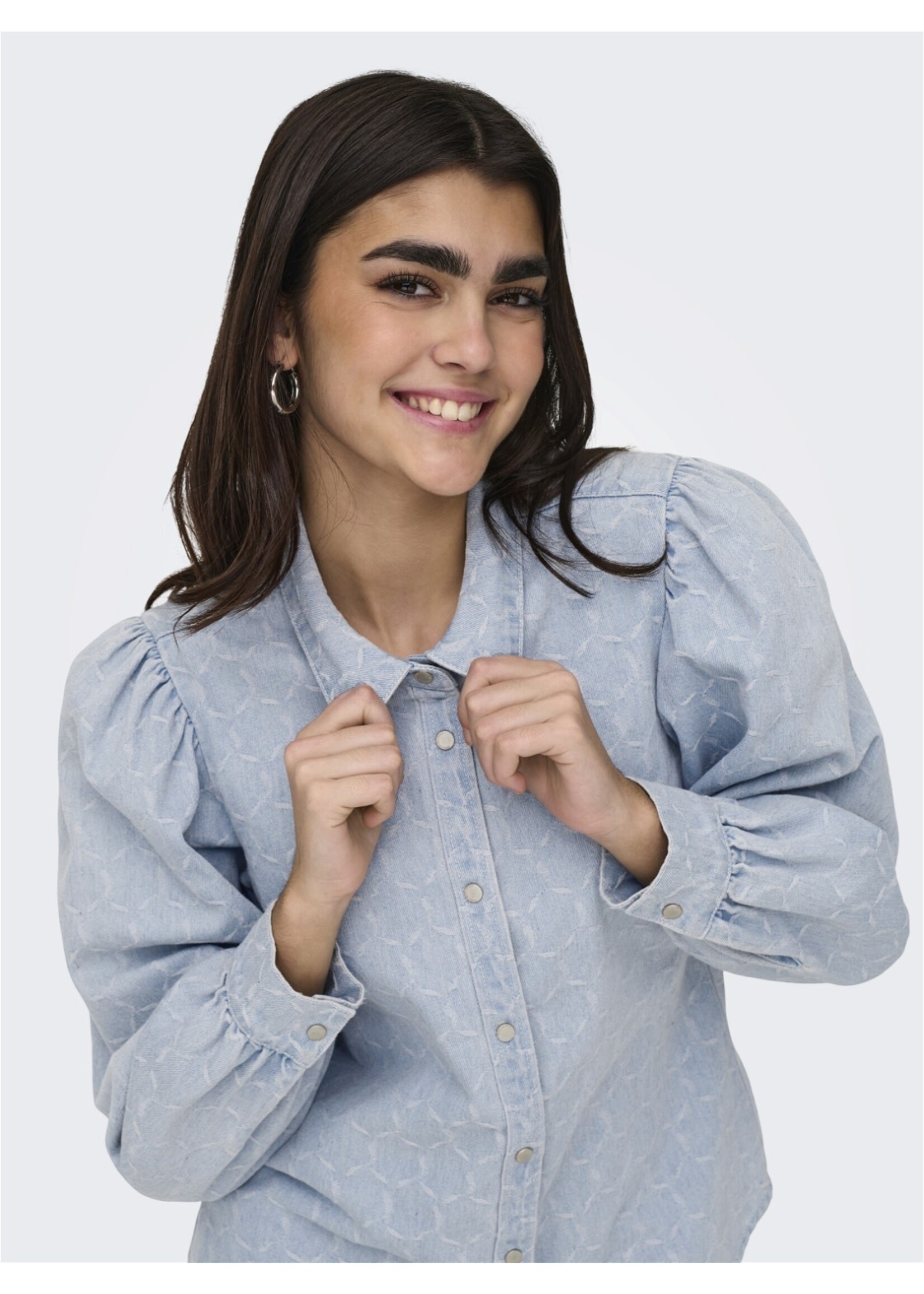 ONLY ROCCO-ELIZA LS DNM SHIRT BJ light blue denim