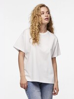 PIECES SKYLAR SS OVERSIZED TEE NOOS bright white