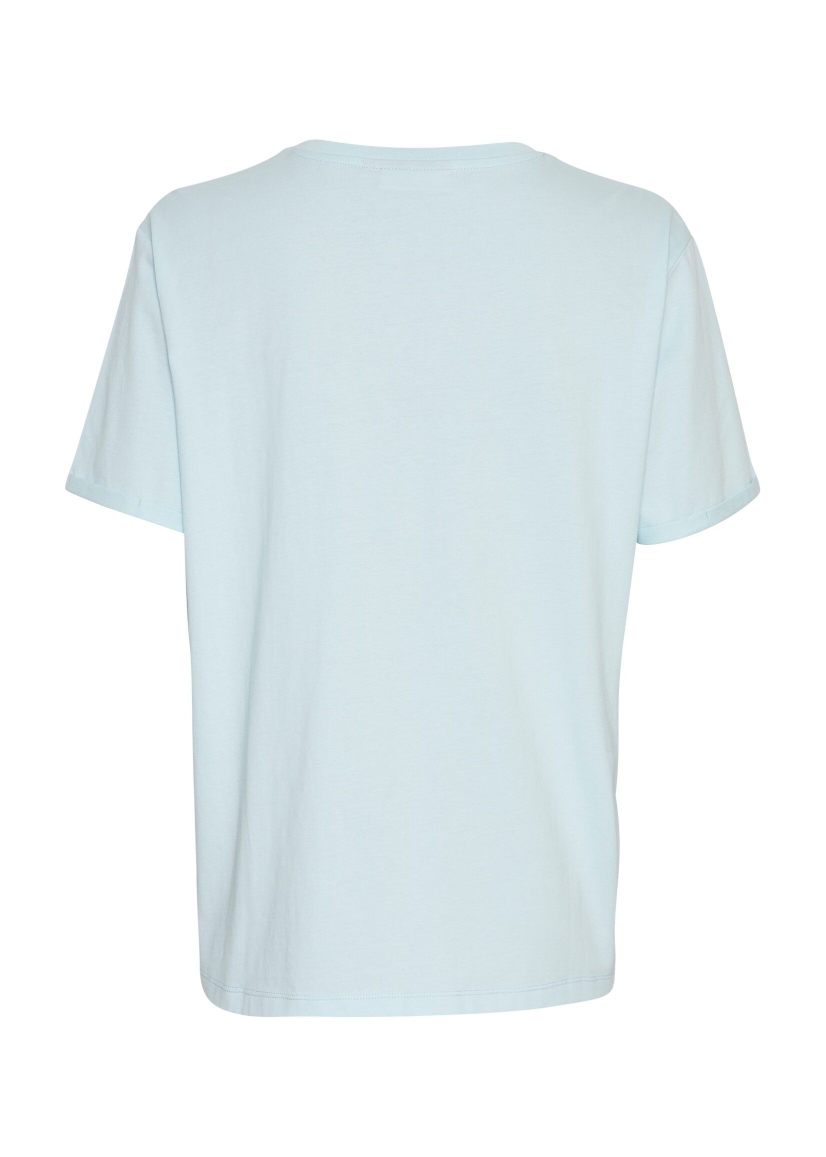 MSCH TERINA ORGANIC SMALL LOGO TEE starl blue/white