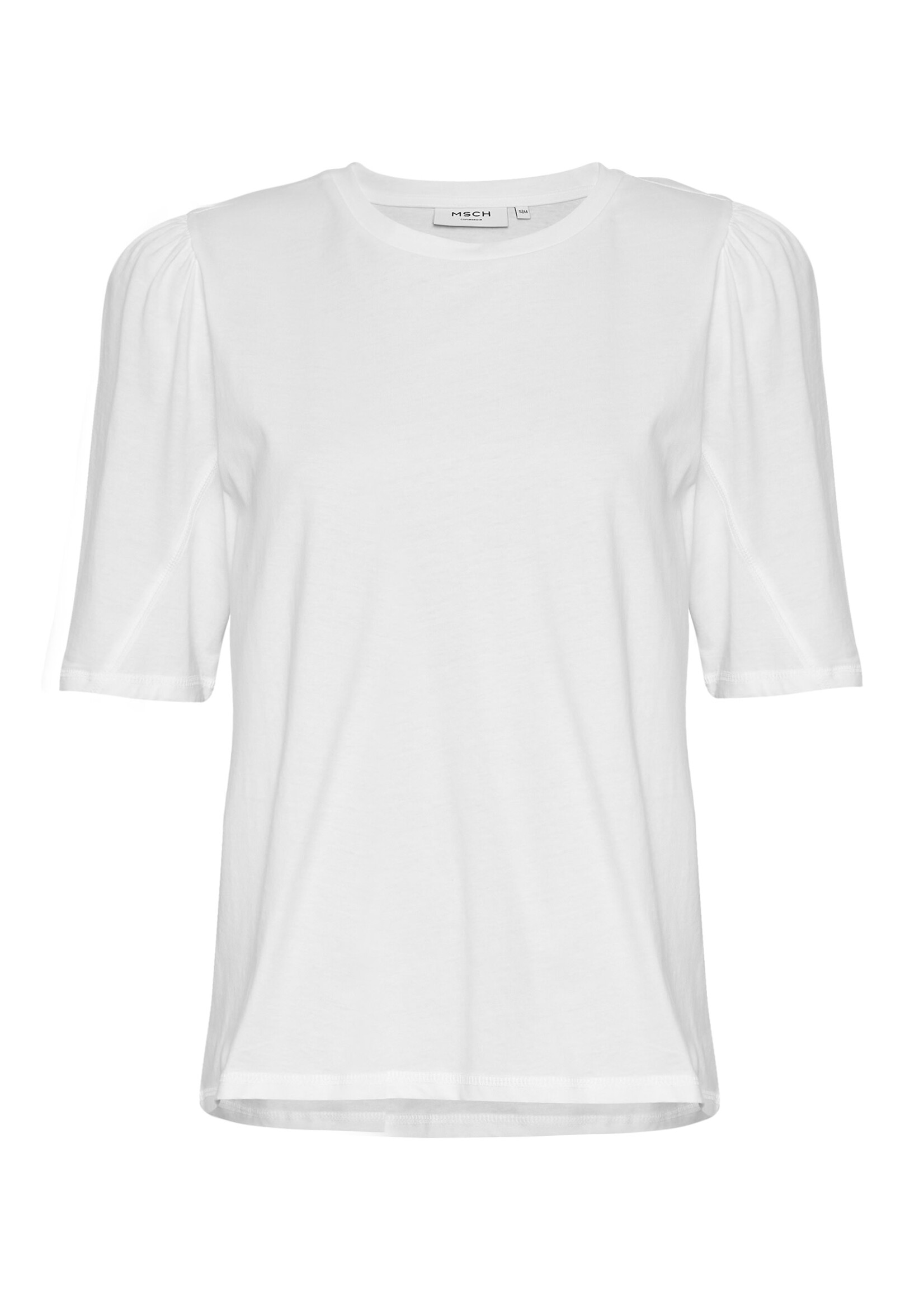 MSCH TIFFA ORGANIC 2/4 PUFF TEE bright white