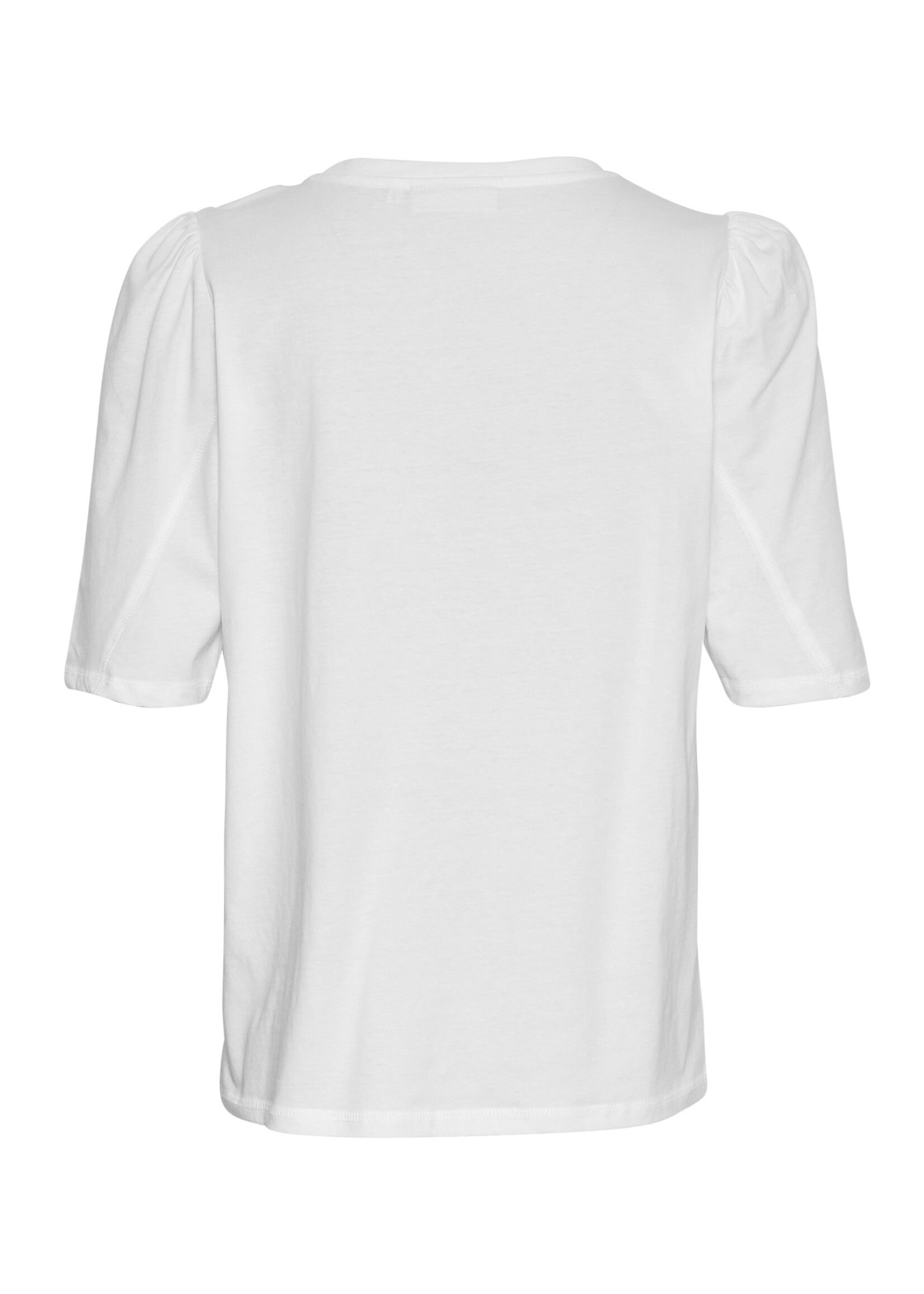 MSCH TIFFA ORGANIC 2/4 PUFF TEE bright white