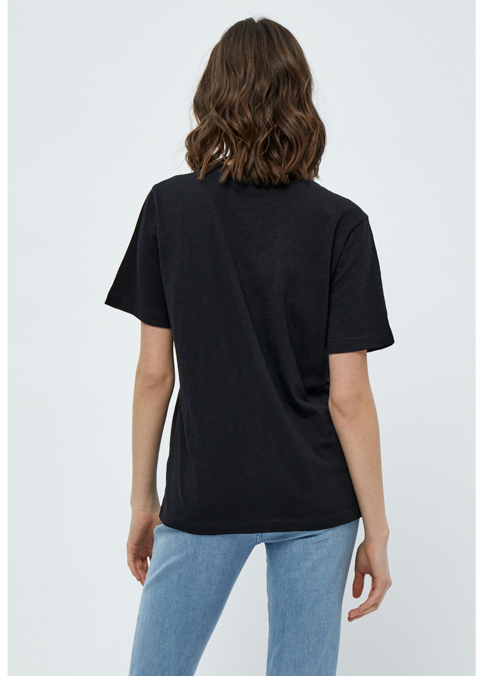 MINUS LETI V-NECK TEE black