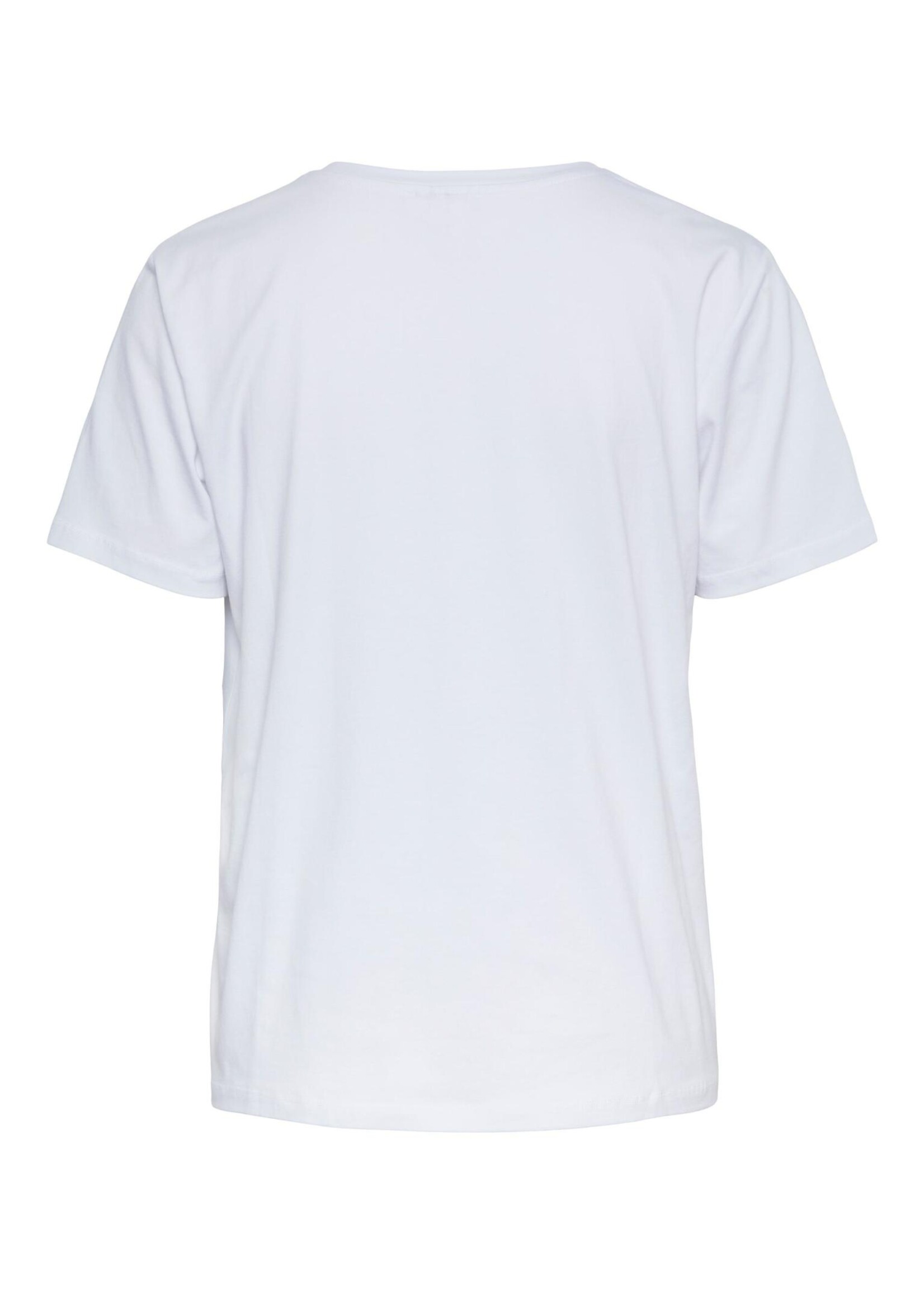 PIECES JACE SS TEE BOX D2D bright white whatever