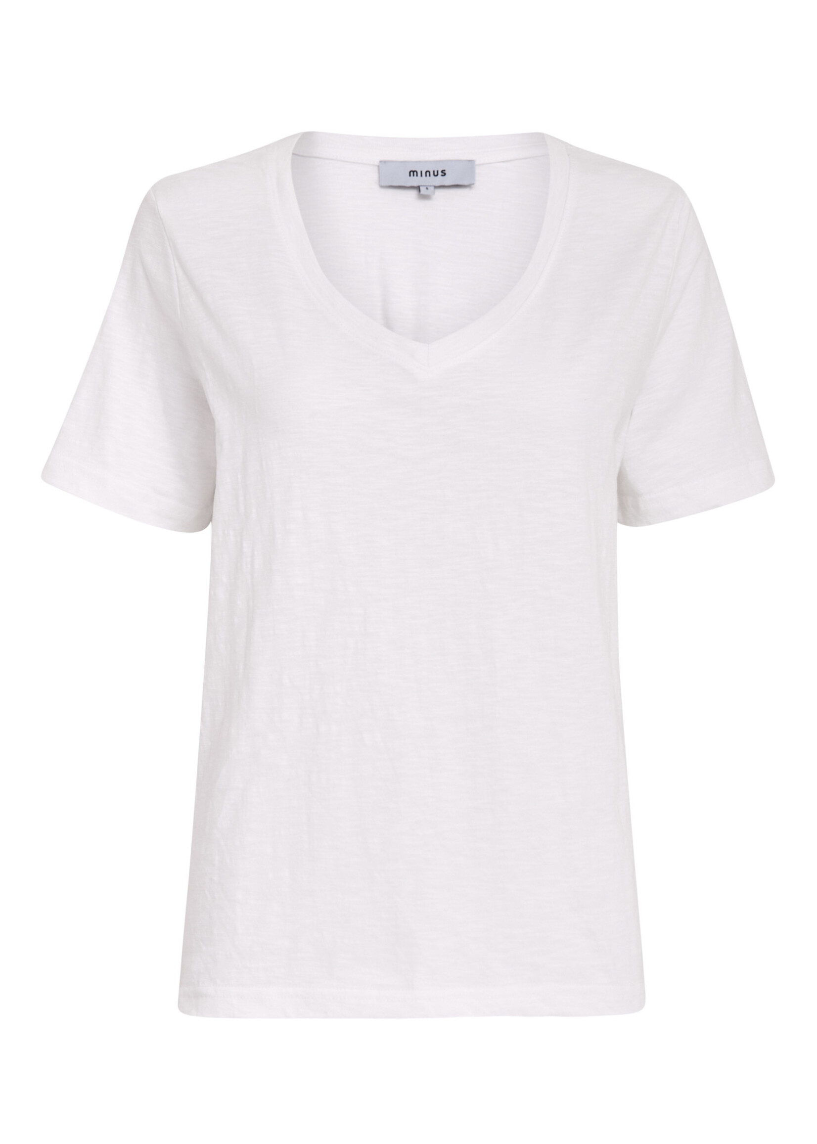 MINUS LETI V-NECK TEE white