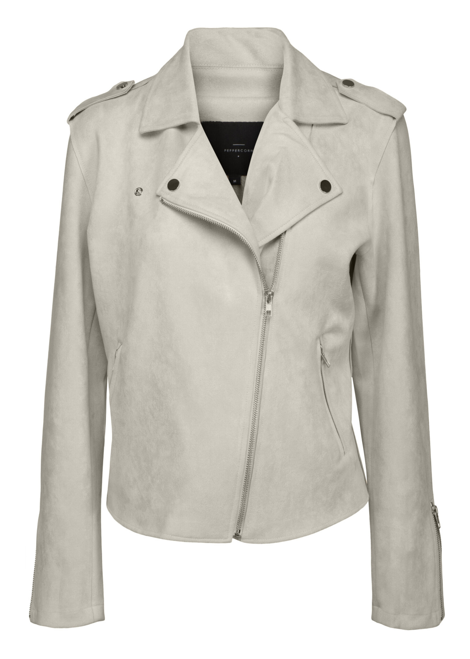 PEPPERCORN TANIA BIKER JACKET sandshell