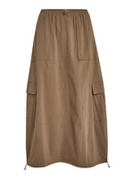 PEPPERCORN TYRA HIGH WAISTED CARGO SKIRT winter twig sand