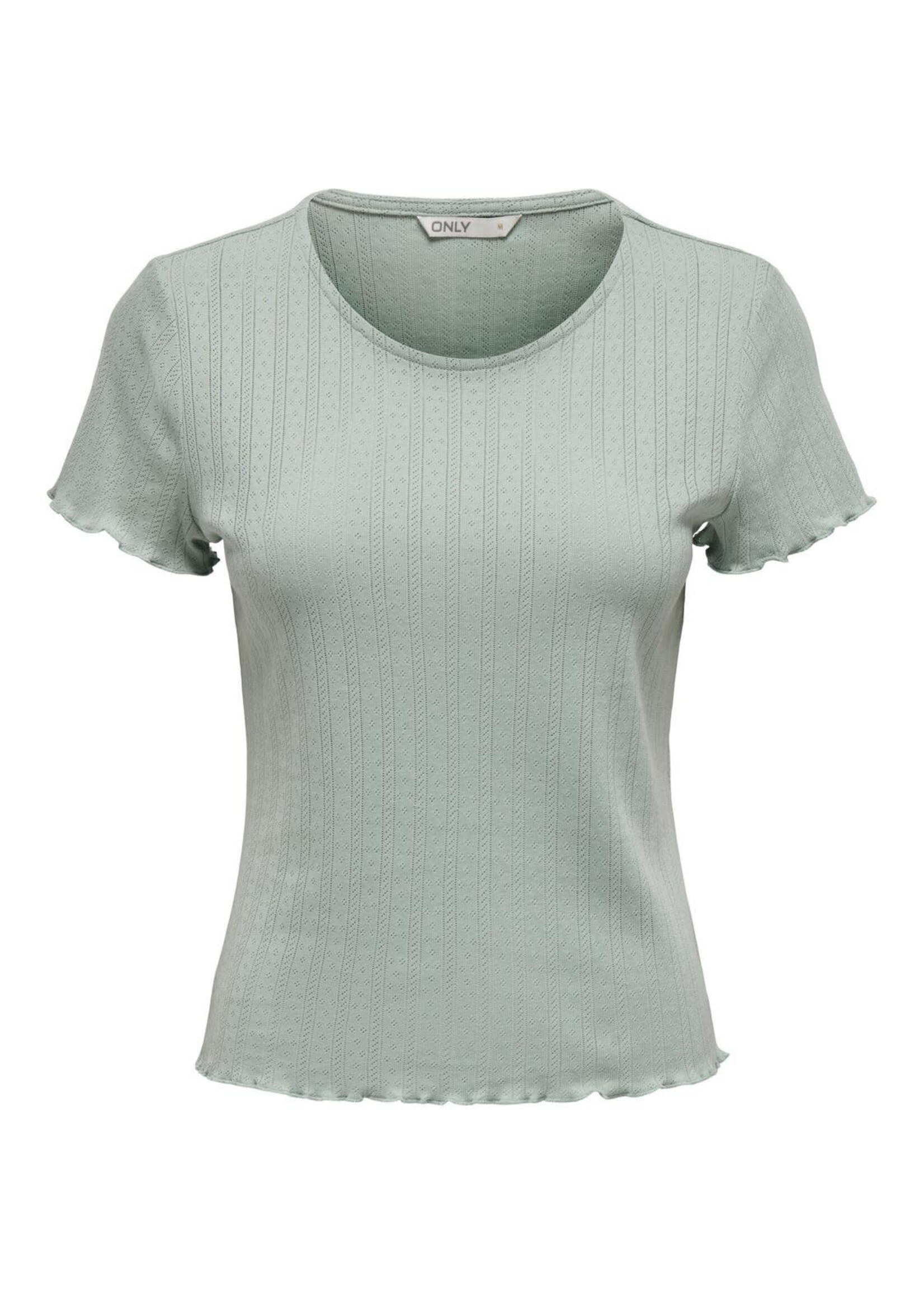 ONLY CARLOTTA S/S TOP JRS NOOS jadeite