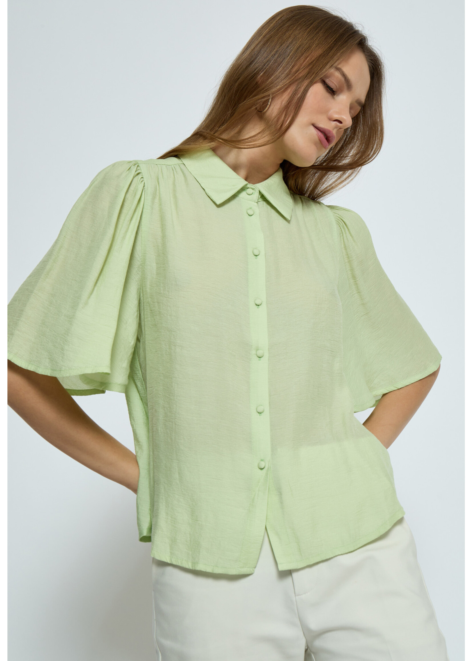 MINUS TALMIE SHORT SLEEVE SHIRT apple sorbet