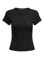 ONLY CARLOTTA S/S TOP JRS NOOS black