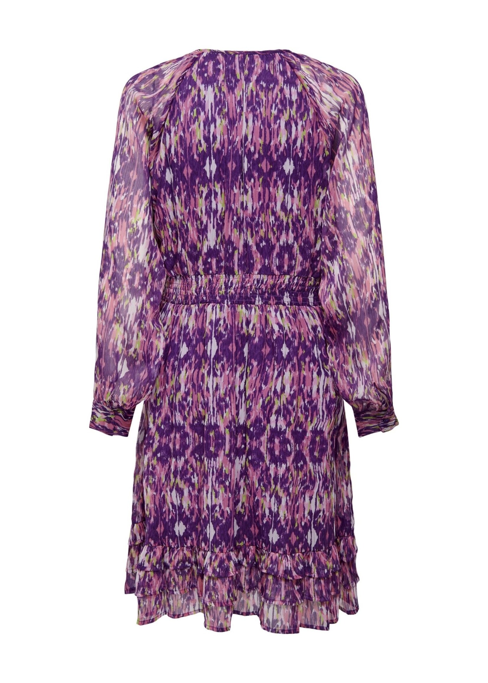 ONLY VIVA LIFE L/S LAYER DRESS PTM purple magic ethnic