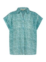 CIRCLE OF TRUST STEFFIE BLOUSE blue jungle