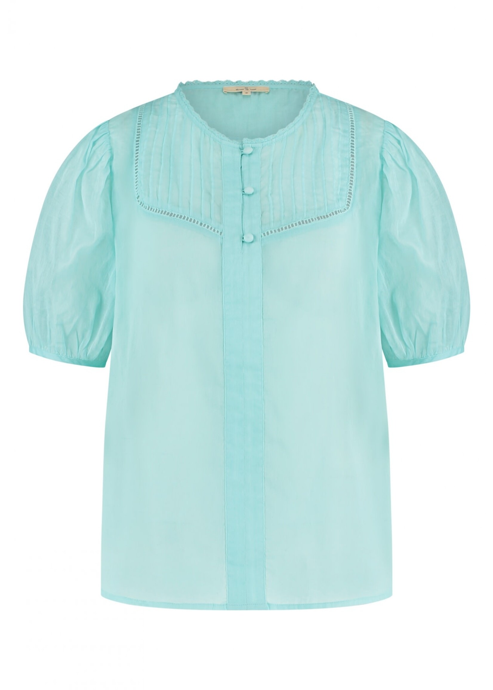 CIRCLE OF TRUST SAMIRA BLOUSE aqua sky