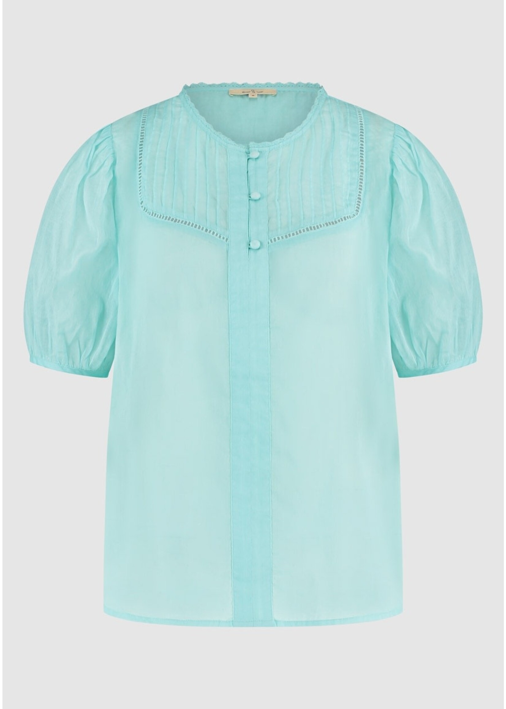 CIRCLE OF TRUST SAMIRA BLOUSE aqua sky