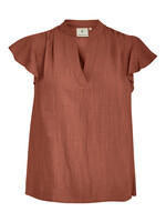 PEPPERCORN ANE SLEEVELESS TOP brandy brown