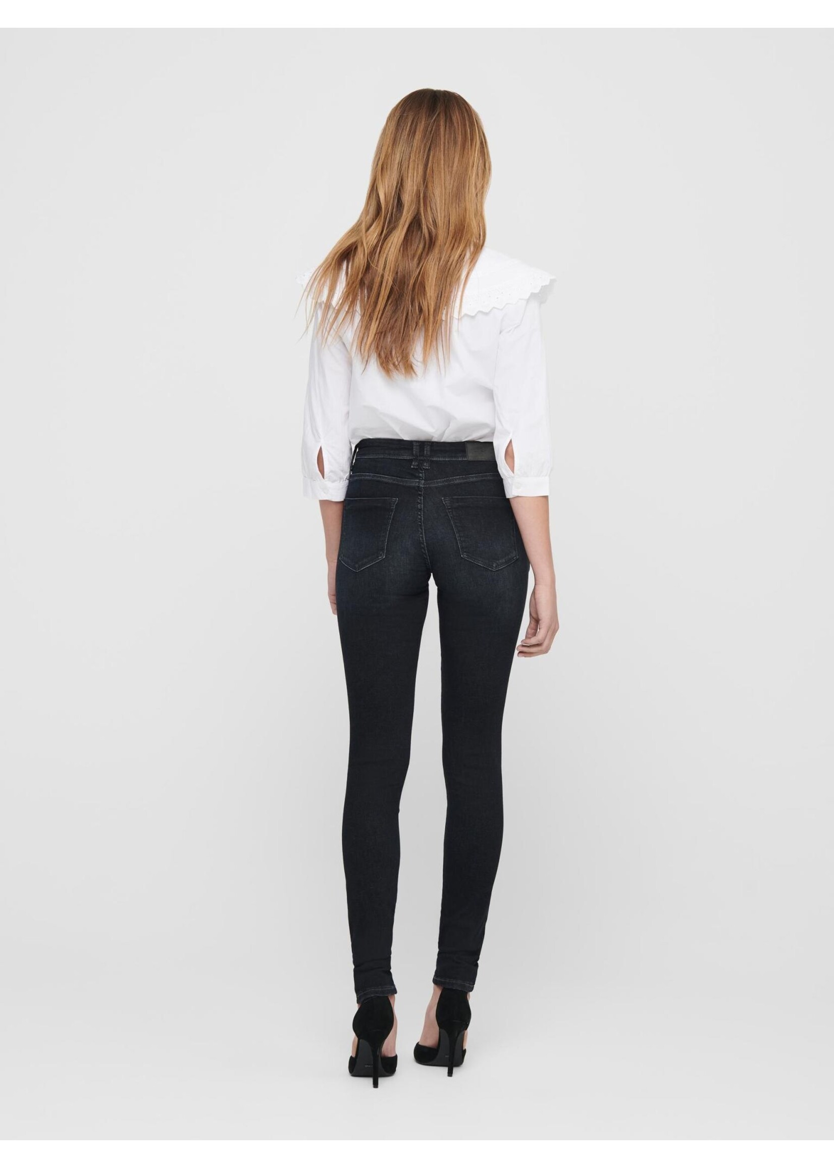 ONLY shape life reg skinny black denim