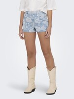 ONLY JAGGER HW DNM AOP SHORTS GUO light blue denim