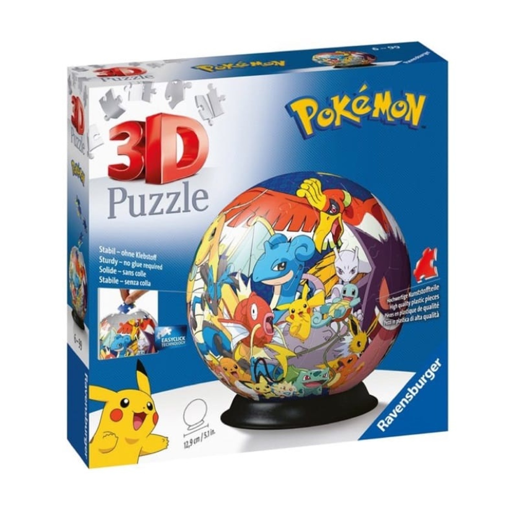 Ravensburger Ravensburger 3D Puzzle-Ball - Pokémon 72 Stukjes
